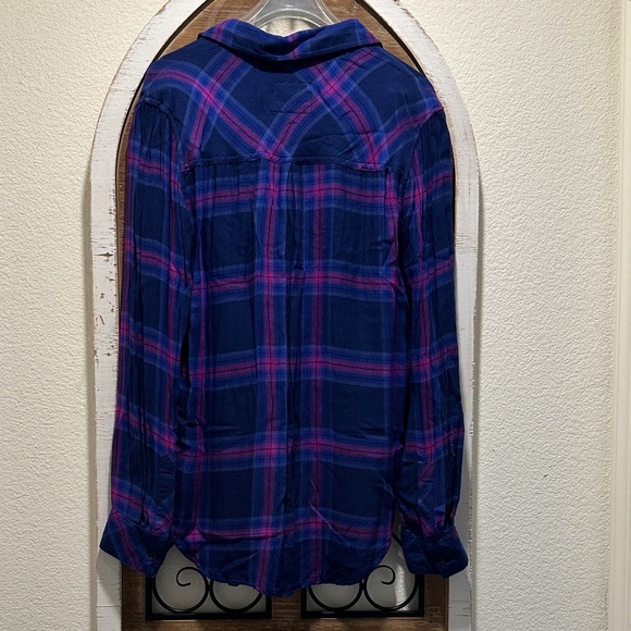 Rails Blue and Pink Plaid Button Down Shirt - Picture 10 of 11